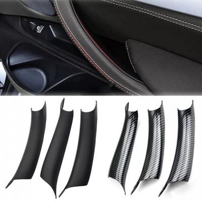 3Pcs Interior Door Pull Handle Cover Trim Fit For BMW X5 F15 X6 F16 2014-2018