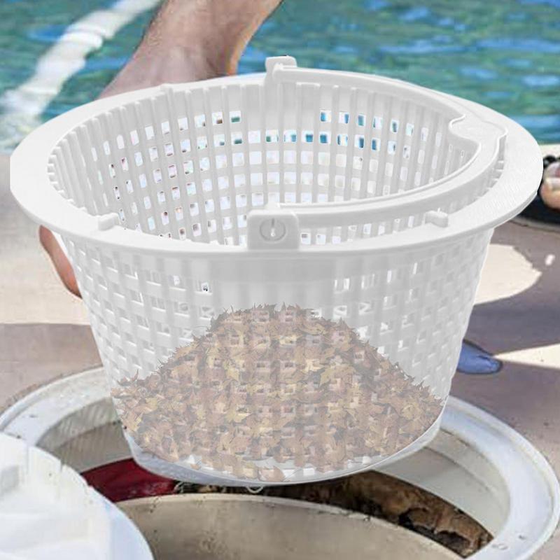 16cm Swimming Pool Skimmer Basket AboveGround Pool Replacement Basket Pond Skimmer Basket with Handle For SP1091LX,SP1091WM