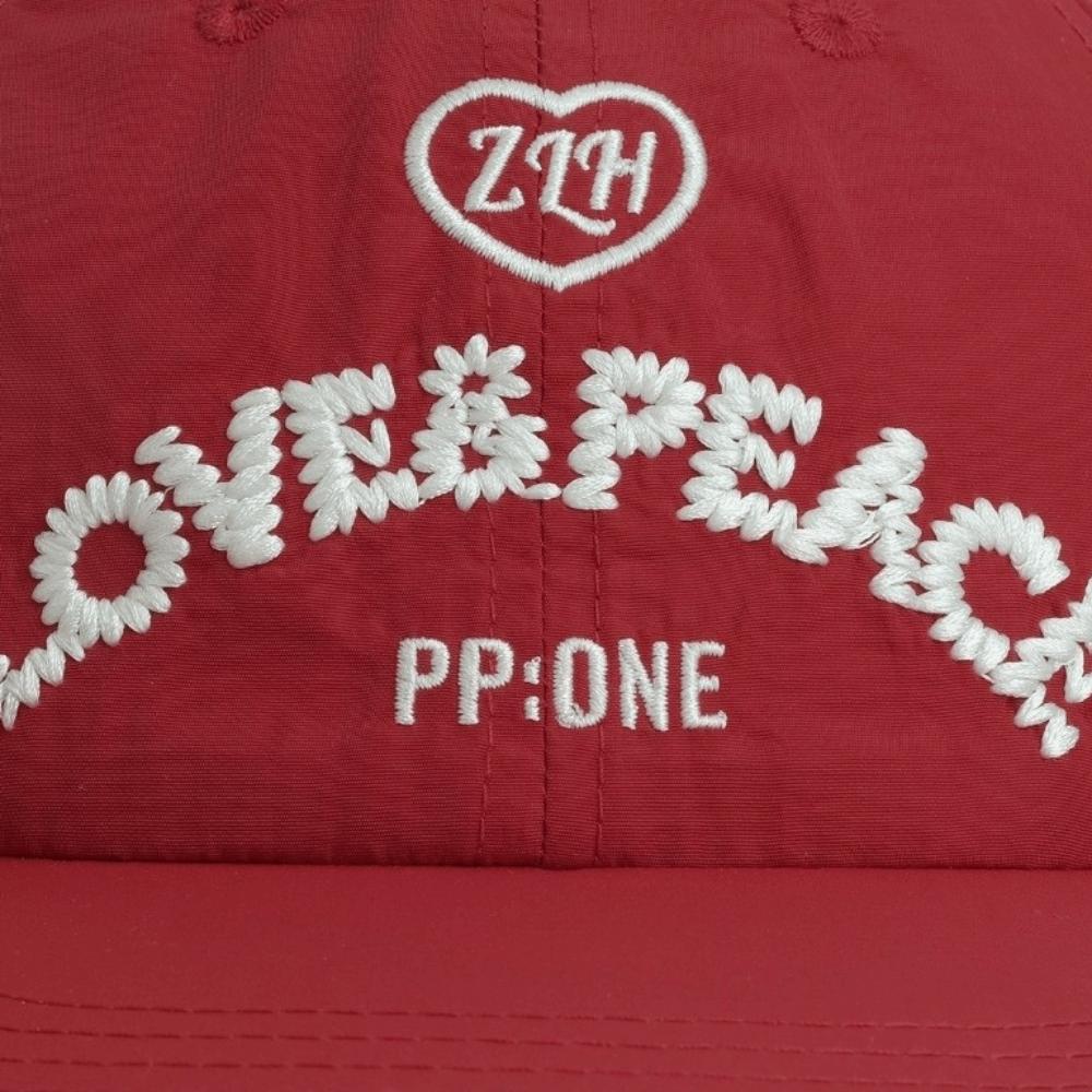 Korean Drawstring Baseball Cap Cotton Women's Visors Casual Letter Baseball Cap  Teenagers
