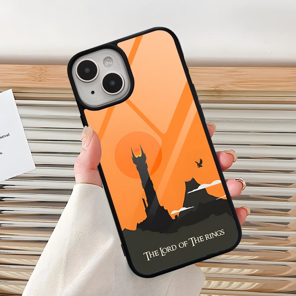 

The L-Lord Of The R-Rings Phone Case For Iphone 16 Pro 15 Pro Max 14 12 11 13 Mini 8 7 Plus X Xs XR PC+TPU Design Cover iPhone14 ProMax