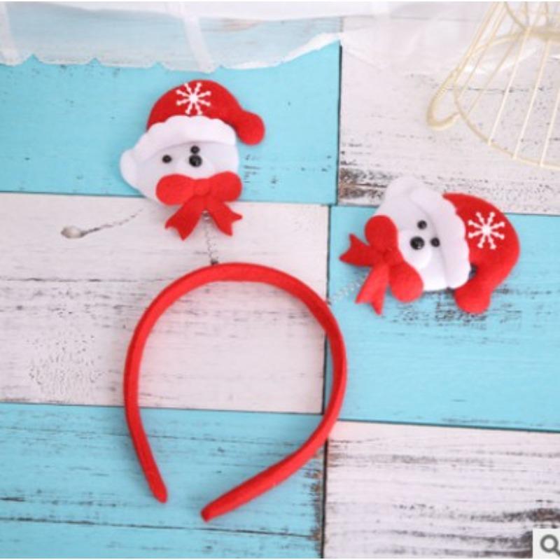 Christmas Hairband for Women Christmas Antler Hairpin Headwear  Holiday Decoration Gift Large Bow Headband Headwear Headwear