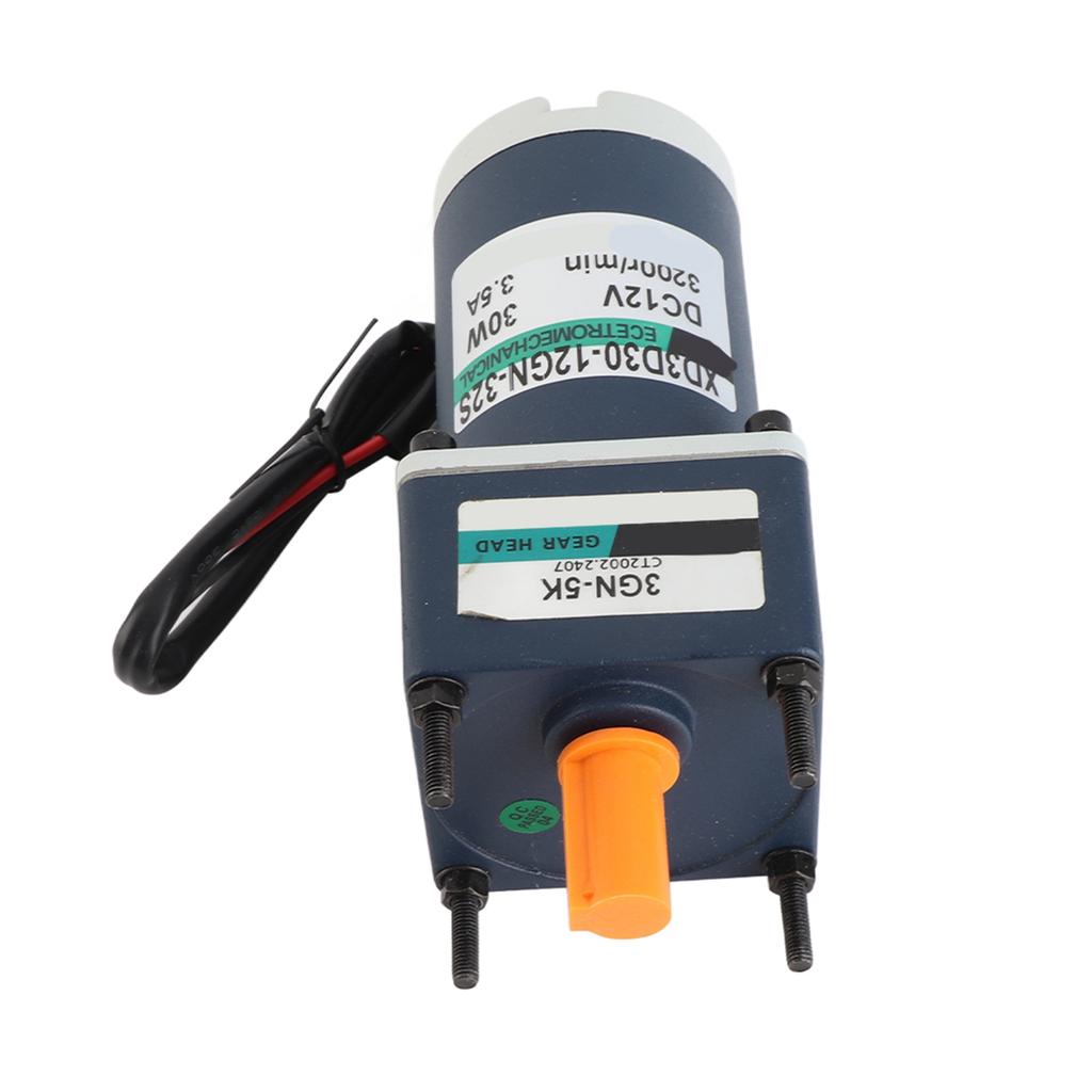 12V 30W Electric Permanent Magnet Direct Current Gear Motor 3000 3200RPM Reduction Geared Motor(#2)