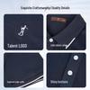 Talents Men's Contrast Collar Breathable Polo Shirt