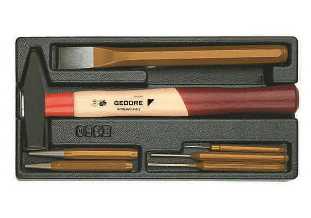 GEDORE 7-Piece Chisel Set 1500 ES-350, Germany