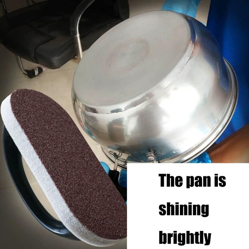 Emery Sponge Scrubber Carborundums Sponge Handle For Effortlessly Cleaning Of Stubborn Stains In Kitchen Bathroom