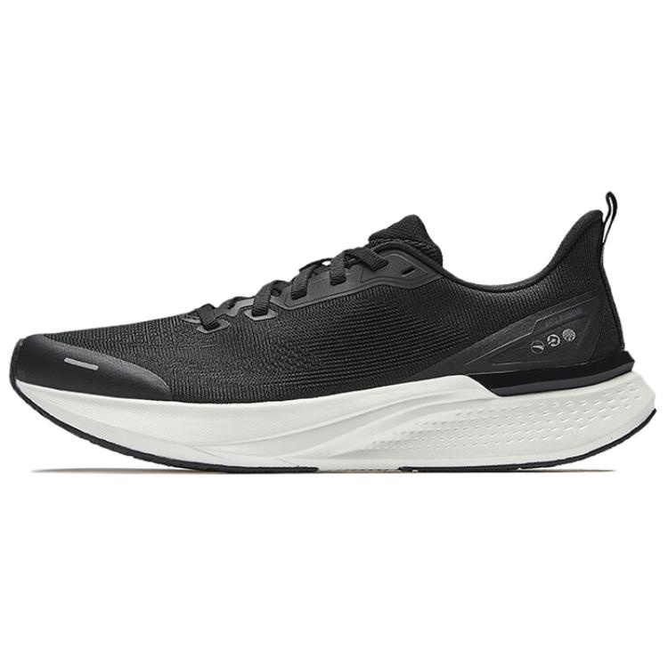 Anta Hydrogen Run 7 Low-top Running Shoes Black White Men s 112525541-6 44