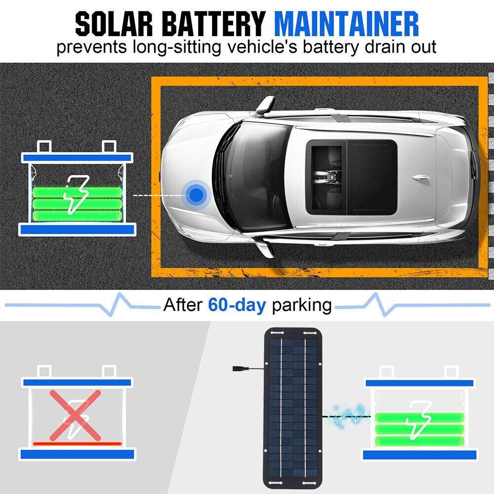 30W Power Solar Panel Kit High Efficiency Solar Trickle Charger 12V Solar Panel Vehicle Battery