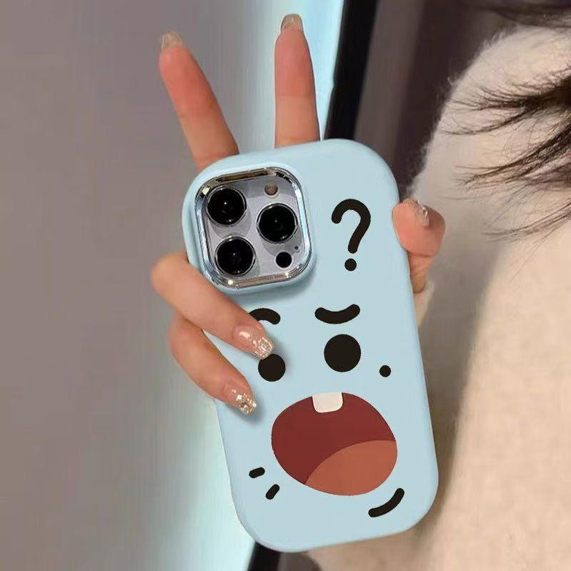 

Surprise expression applies to Apple 16promax cartoon iphone15plus mobile phone case, the new 14pro premium apple 16e