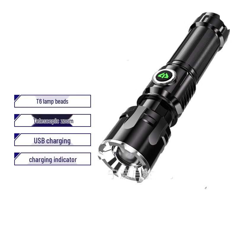 QB-173 Rechargeable USB Outdoor Flashlight