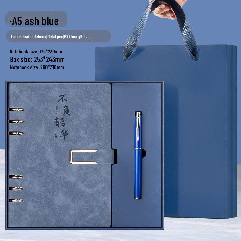 İş ve Öğrenciler İçin Çıkarılabilir Sert Kapaklı Gevşek Yapraklı Defter