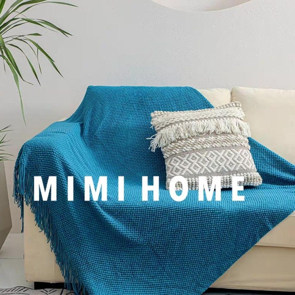 Knitted Blankets Household Bedroom Living Room Office Tassels Fashion Modern Comfortable Breathable Soft Dormitory Simple Ins