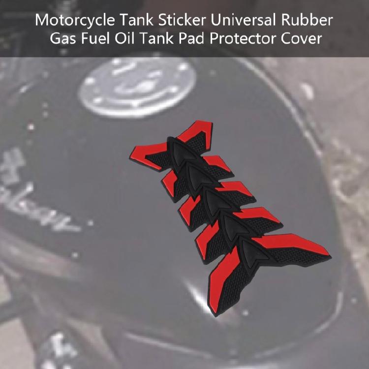 Motorbike Fuel Oil Tank Pad Protector Cover Waterproof 3D Rubber Decals