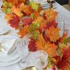 2M Artificial Fall Maple Leaf Garland Fake Plants Autumn Decor Leaves Vine for Thanksgiving Halloween Festivals Wedding Decora