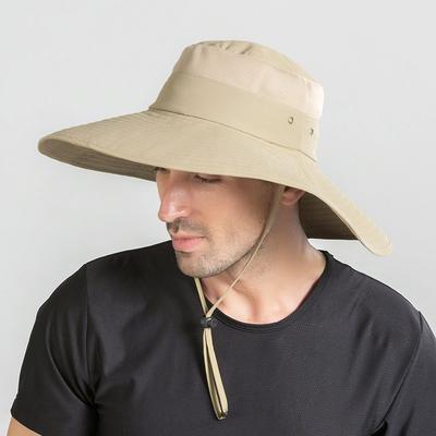 Summer Outdoor Sun Hat Women's Hat Fishing Hat Breathable Sunscreen Big Eaves Sunshade Bucket Hat