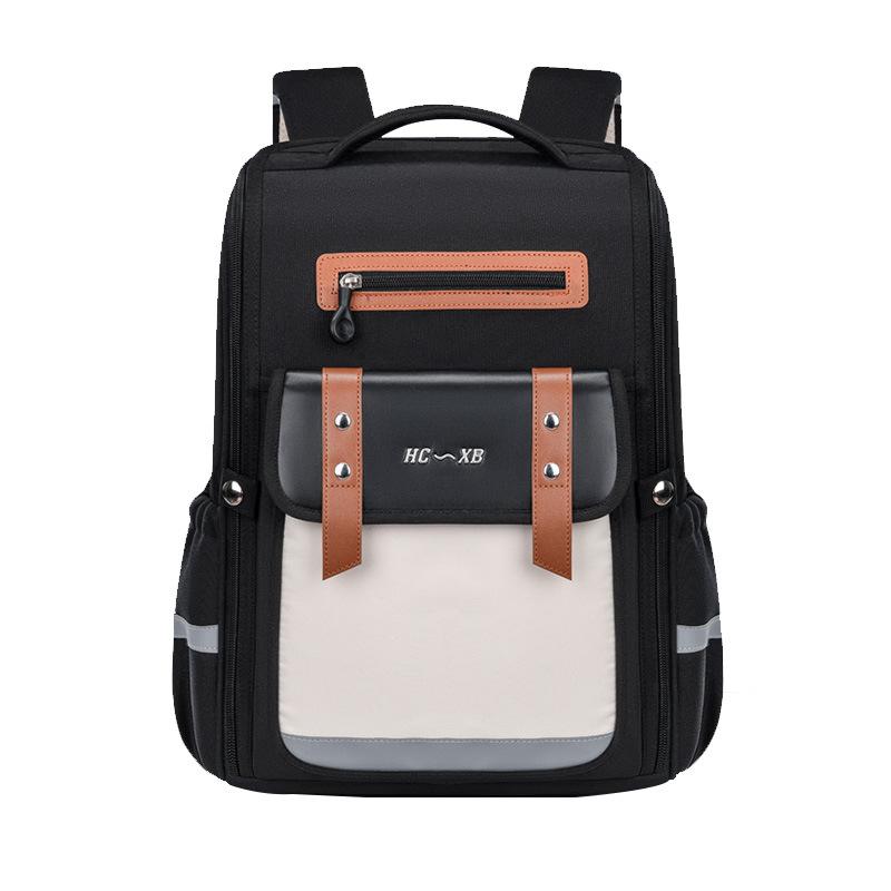 

New British style schoolbag for primary school students, grades 1 to 6, reduce the burden of Kara sheep cloud children s backpack 31*20*41