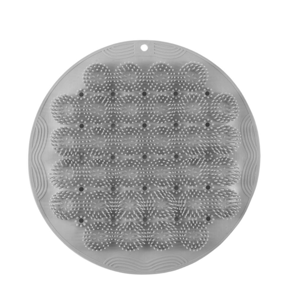 TPR Bath Brush Multifunction Exfoliating Brush Mat Back Massage Cleaning Brush  Shower