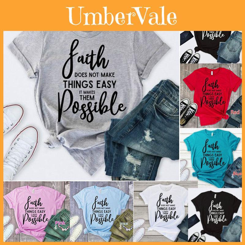 Stylish And Comfortable Women Summer Fashion Christian T-shirt Casual Plus Size