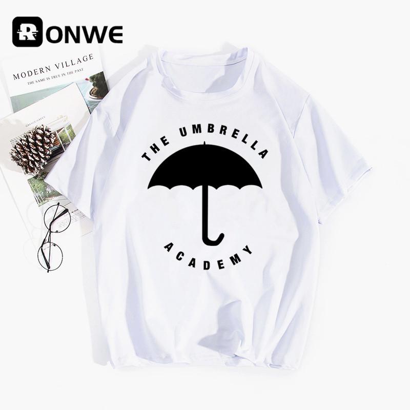The Umbrella Academy Cha Cha Diego Vanya Luther Women T Shirts Gril Short Sleeve Casual Tops