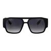 Marc Jacobs Solid Color Design Acetate Square Sunglasses Women's Matte Black MARC860S