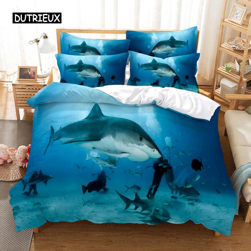 Sea Turtle Set Duvet Cover Set 3d Bedding Digital Printing Bed Linen Queen Size Bedding Set Fashion Design