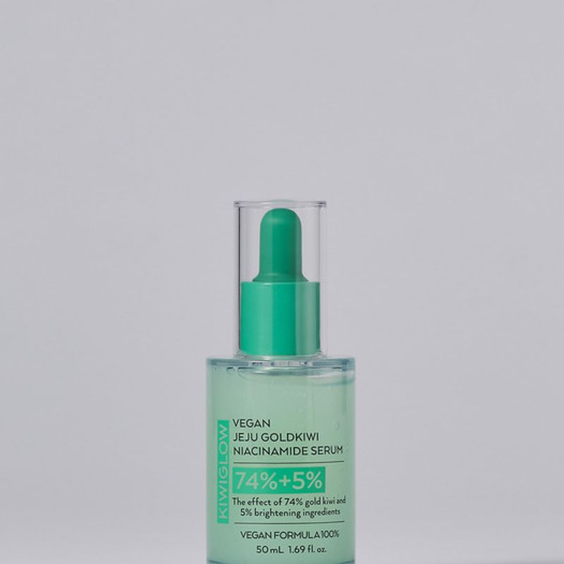 Vegan Jeju Gold Kiwi Niacinamide Wrinkle-Improving Whitening Serum 50mL