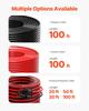 30.48m/100FT Solar Panel Extension Wire Female & Male Connectors 6mm²/10AWG Set of 2