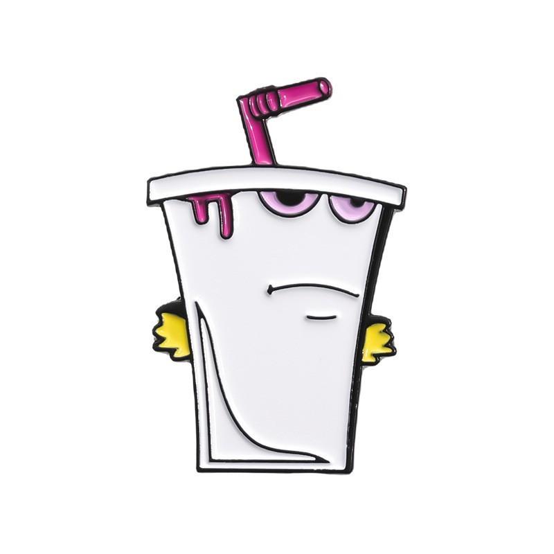 

Milk Stylish Box Brooches Creative Alloy Pins For Trendy Men And Women Perfect For Summer Fashion 2024 QHXZ1399