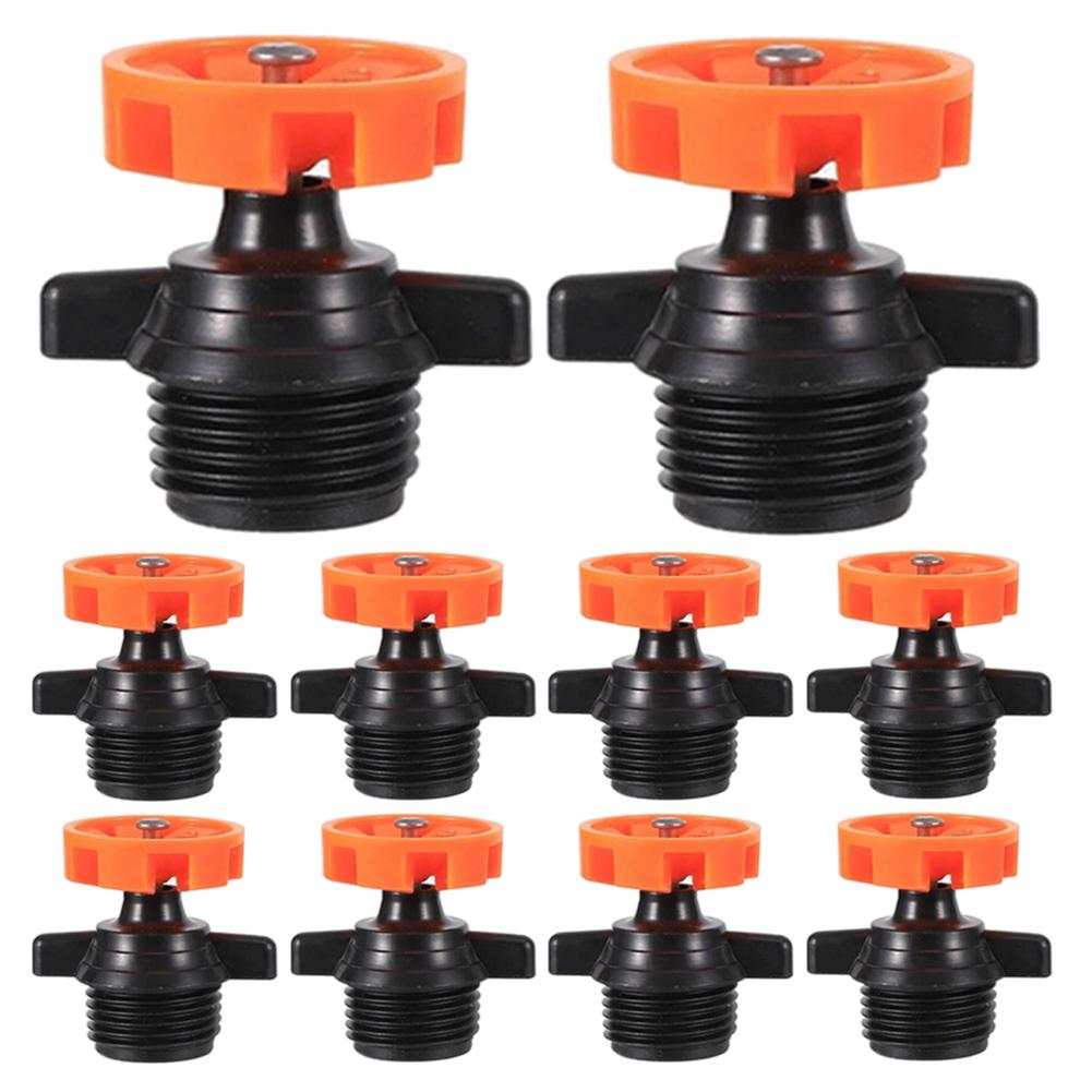 50/10pcs 360 ° Rotating Irrigation Nozzle 1/2 Inch Male Thread Watering Sprinkler Automatic Drip Irrigation Drippers For Garden