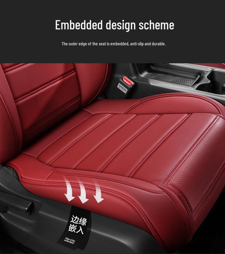 Custom Leather Seat Cover for Honda CRV, XRV, Vezel, Breeze, Integra - Full Wrap Design