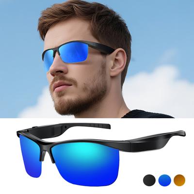 5,4 Zoll Smart-Bluetooth-Brille mit Anruf-/Musikfunktion, wasserdichte Sport-Ohrhörer mit langer Akkulaufzeit, Typ-C-Schnellladefunktion