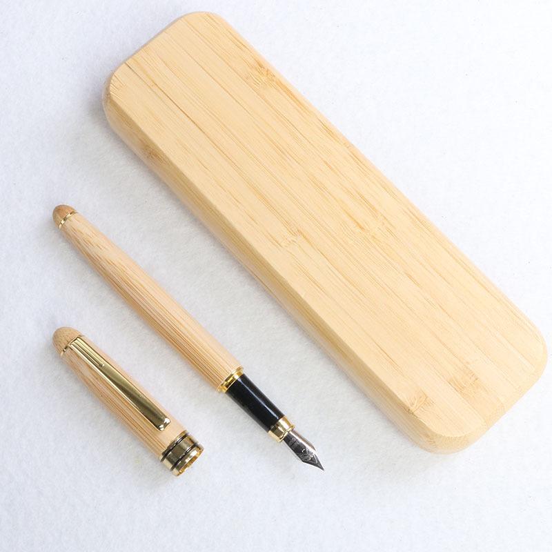 Bamboo Fountain Pen Gift Box Ballpoint Pen, Business Ballpoint Pen, Travel Souvenir, Anniversary Celebration Gift Pen 0.5mm