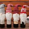 Santa Face Knitted Bottle Toppers Holiday Homes Decors For Christmas Dining Table Centerpieces And Kids Friendly