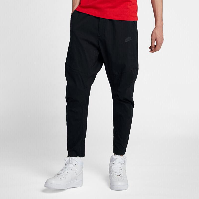 Nike Woven Sports Casual Pants Men Bottoms Black 927992-010