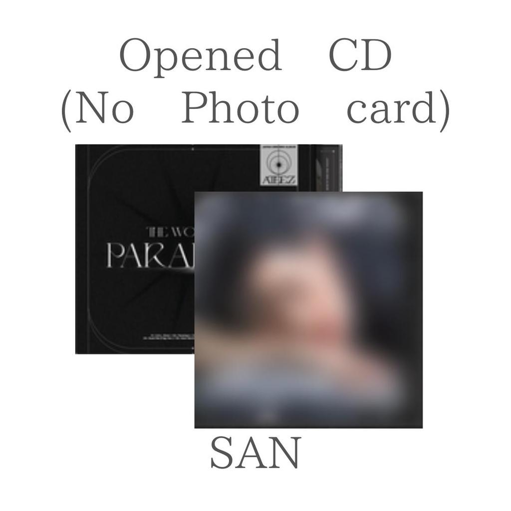 ATEEZ THE WORLD EP . PARADIGM CD (Otwarty, Bez karty ze zdjęciem) STANDARDOWA EDYCJA LIMITOWANA SOLO