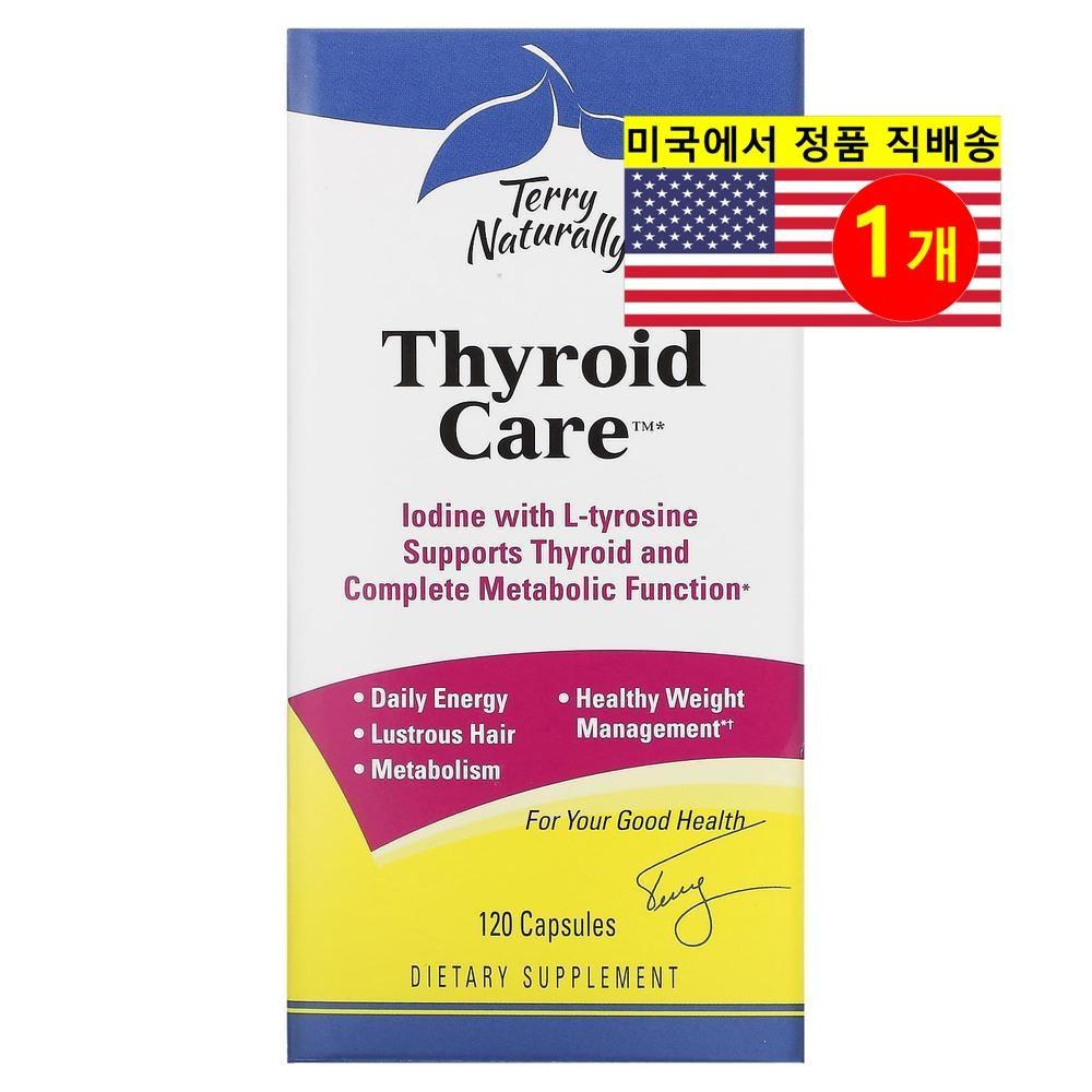 Terry Naturally Thiroid Care 120 Tablets x 1 Bottle 1 pcs