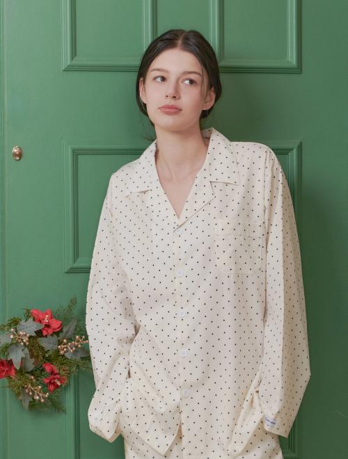 [OFF HOUR] Cloudfin Long Sleeve Pajama Set [Shipped from Korea] 100% Authentic