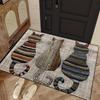 Cute Cat Pattern Doormat Scratched Painting Home Decor Entryway Rug Welcome Floor Mat Entrance Carpet  Living Room Rugs