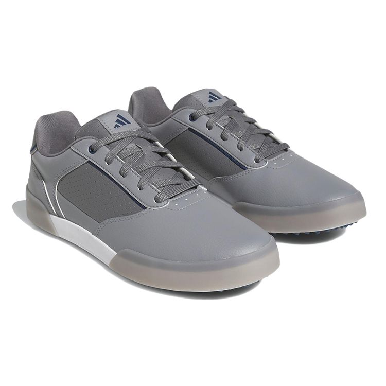 adidas Retrocross Spikeless Golf Grey Crew Navy Мужские кроссовки Grey-Three Grey-Four — фото 3