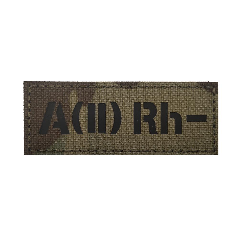 

Reflective Blood Type Badge IR Emergency ID: O1RH+ A2RH+ B3RH+ AB4RH+