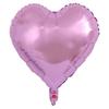 8-Inch Pure Color Heart-aped Aluminum Foil Balloons Baby First Birthday Decoration Children's Birthday Par Scene Decoration