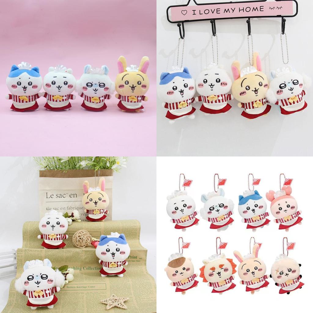 Adorable Japanese Style Plush Toy With Soft Pp Cotton Filling Cute Animal Keychain Accessory