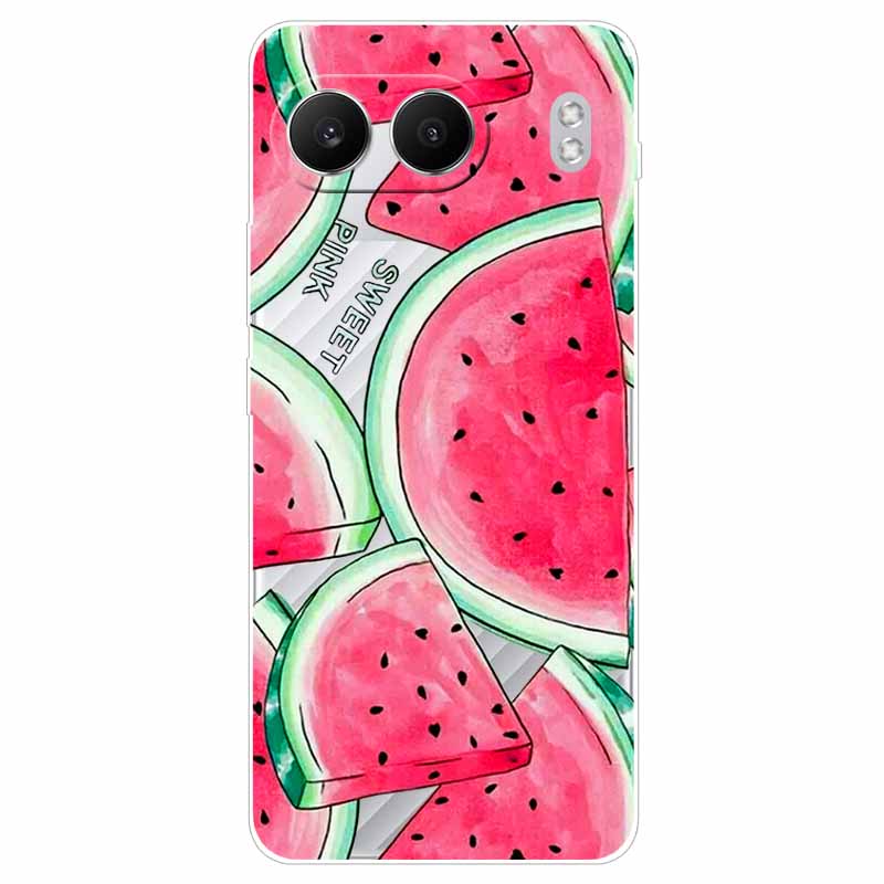 For One plus Nord 4 Case 6.74'' Flowers Transparent TPU Silicone Funda Capa for Oneplus Nord 4 Nord4 5G Soft Covers Coques bags