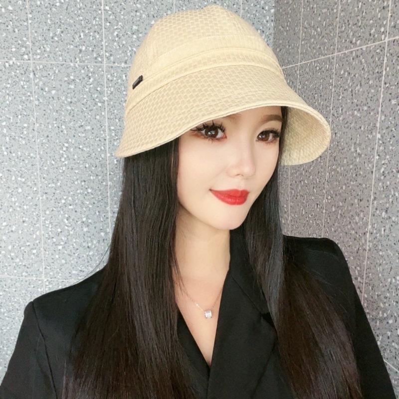 Equestrian Duck Tongue Fisherman Hat Women's Spring and Autumn Versatile Face Show Small Basin Hat Palm Sunshade Hat
