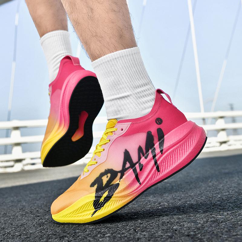 2025 New Running Shoes Men's Breathable Versatile Non-slip Shock Absorption Wear-resistant Lightweight Urban Aerobic Running Jogging Shoes Women