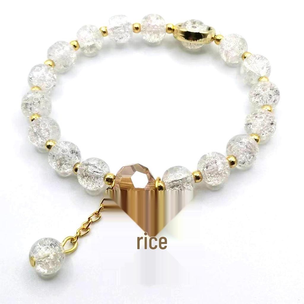 Elegant Crystal Butterfly Beaded Bracelet
