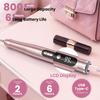 Nail Drill  Portable Electric Nail File for Acrylic Gel Nails, Professional Manicure