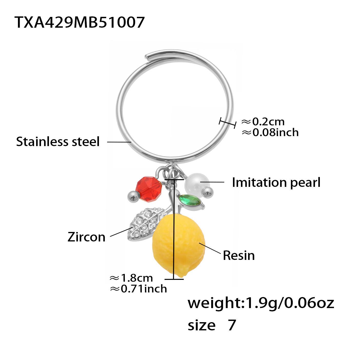 Qiong Yao Lemon Pendant Zirconia Earrings & 18k Gold Necklace - European American Versatile Fashion Jewelry