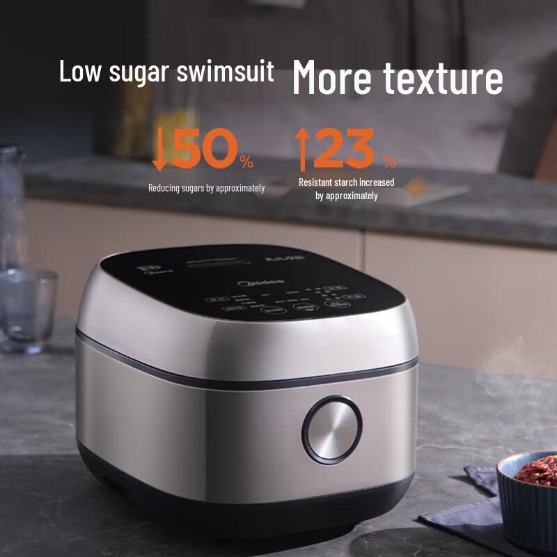 Midea Pro Low Sugar IH Smart Rice Cooker 4L CN plug (adapter included)