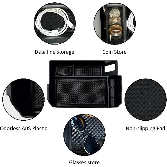 JOJOMARK Compatible With Toyota Sienna    2024 2025 Accessories Center Console Tray Organizer