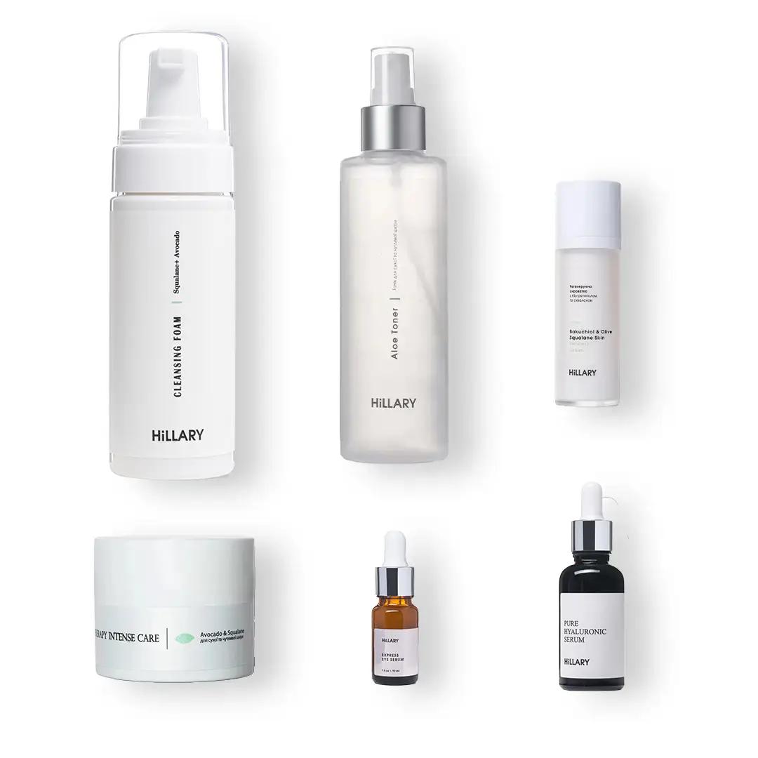 

Набір для живлення та захисту сухої шкіри Dry Skin Nutrition & Protection Hillary